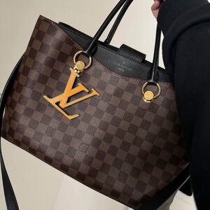 Louis Vuitton Brown Checkered Handbag